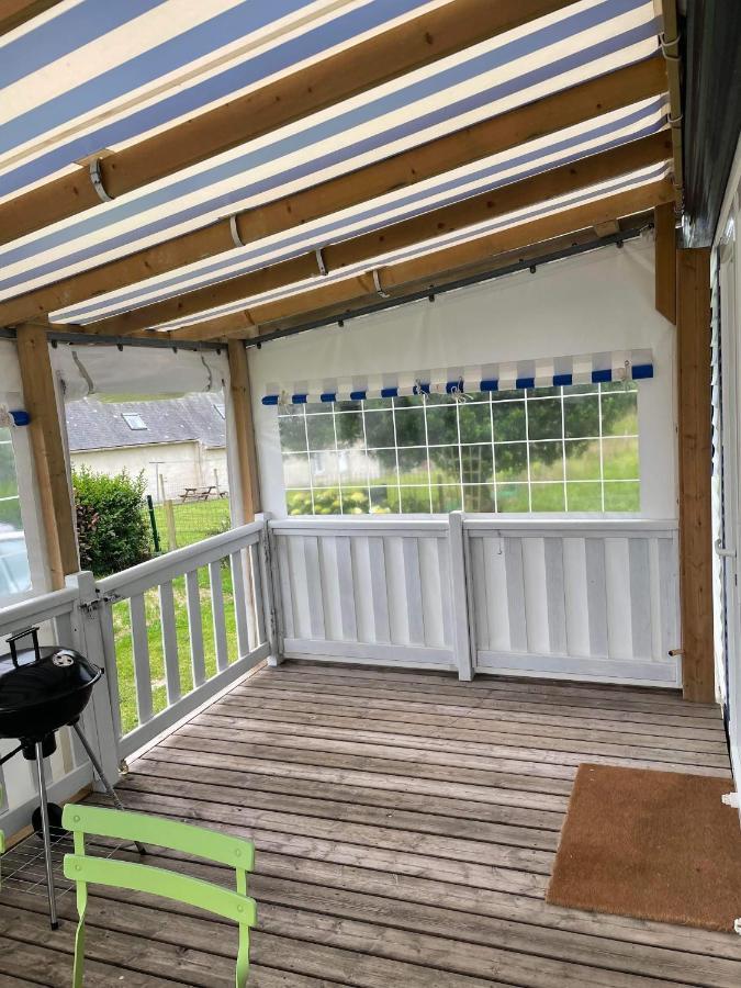 Mobil-Home 4/6 Personnes , Terrasse Couverte ,Piscine Chauffee . Biville-sur-Mer Εξωτερικό φωτογραφία